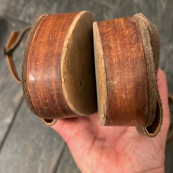 ABLE Local + Global Womens Platform Sandals Pamela Open Toe Ankle Strap Suede - Picture 4 of 5